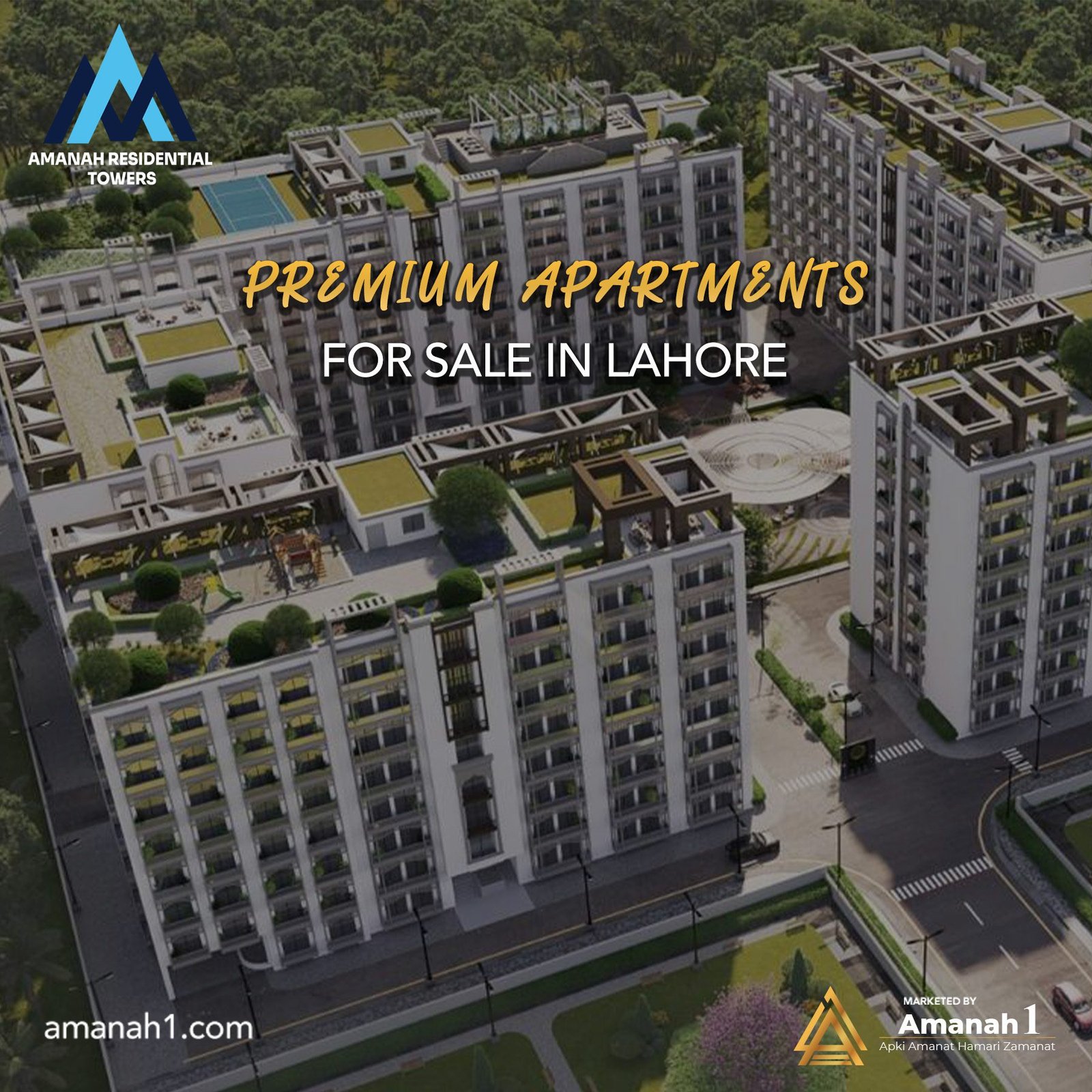Amanah Residential Towers: Discover Premium Apartments for Sale in Lahore